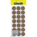 CATEKSSS Pacific Yuvarlak Yapışkanlı Sandalye Koltuk Mobilya Ayak Keçesi Felt 30 mm Kahve (1 Adet)