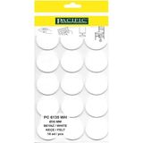 CATEKSSS Pacific Yuvarlak Yapışkanlı Sandalye Koltuk Mobilya Ayak Keçesi Felt 35 mm Beyaz (1 Adet)