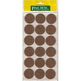 CATEKSSS Pacific Yuvarlak Yapışkanlı Sandalye Koltuk Mobilya Ayak Keçesi Felt 35 mm Kahve (2 Adet)