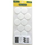CATEKSSS Pacific Yuvarlak Yapışkanlı Sandalye Koltuk Mobilya Ayak Keçesi Felt 40 mm Beyaz (1 Adet)