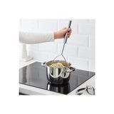 CATEKSSS Paslanmaz Çelik Kancalı Metal Patates Ezici 26-9 cm Patates Püre Yapıcı Çelik