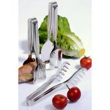CATEKSSS Pratik 3'lü Masa Seti | Makarna - Salata - Pasta Makası Paslanmaz Çelik Metalik