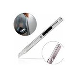CATEKSSS Profesyonel Cep Tipi Ince Metal Maket Bıçağı Alüminyum Kasalı Otomatik Bıçak Kilit Sistemli 132 mm