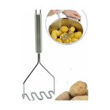 CATEKSSS Püre Patates Aparatı - Patates Ezici - Püre Yapma Aparatı Kıvrımlı Çelik
