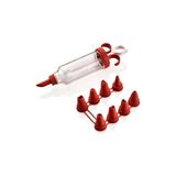 CATEKSSS Qlux Avantaj Krema Pompası - Torbası L-00134-1-KIRMIZI 200 ml Plastik - Kırmızı