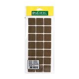 CATEKSSS Yapışkanlı Masa Sandalye Keçesi Zemin Koruyucu Keçe 1 Paket ( 30 x 30 ) Kahverengi