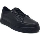 Catelli %100 Deri Ortopedik Erkek Kışlık Rahat Günlük Bağsız Streçli Sneaker Yürüyüş Ayakkabı 40-44 - 0 - Siyah