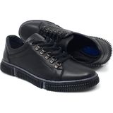 Catelli %100 Deri Ortopedik Erkek Kışlık Rahat Günlük Sneaker Ayakkabı 40-44 - Siyah