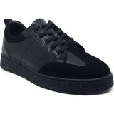 Catelli %100 Hakiki Deri Ortopedik Erkek Kışlık Rahat Günlük Yeni Sezon Sneaker Ayakkabı 40-44 - Siyah