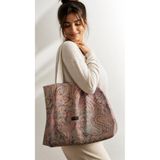 Caterina Collection Etnik Desen Kanvas Omuz Çantası