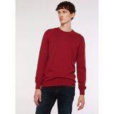 Caterpillar Bisiklet Yaka Classic Fit Düz Bordo Erkek Kazak E-Bono - XL