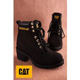 Caterpillar Black Leather Kadın Bot & Bootie CAT0111083401