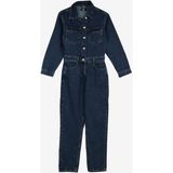 Caterpillar Düz Koyu Indigo Kadın Tulum C3WL-TLM01 - Koyu İndigo - XL