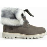 Caterpillar Utah Fur 015Z101184-14737 Dark Grey Nubuk Koyu Gri Kadın Bot