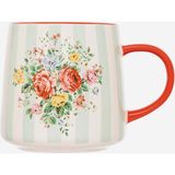 Cath Kidston Feels Like Home Yeşil Porselen Kupa 340 ml