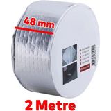 Çatı Izolasyon (48 mm x 2 Mt) Su Sızdırmazlık Geçirmez Yalıtım Çamur Boru Sakız Tamir Bant Bandı. - Şeffaf