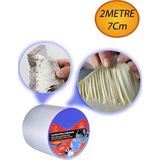 Çatı Izolasyon (7 cm x 2 Mt) Su Sızdırmazlık Geçirmezlik Yalıtım Çamur Tamir Çatlak Boru Bant Bandı - Gri - 7 x 2