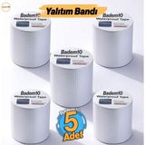 Çatı Izolasyon Bandı 5 Adet Tamir Bant 2 Metre Su Sızdırmazlık Geçirmezlik Yalıtım Çamur Çatlak Boru - Gümüş - Gri