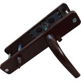 Çatı Katı Alüminyum Banyo Wc Kapı Kolu - 4 Renk - Koyu Kahve