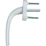 Çatı Katı Alüminyum Pencere Kolu - 4 Renk - Beyaz