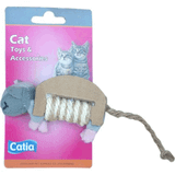 Catia Kraft Peluş Gri Fare 10x6 cm Kedi Oyuncağı