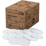 Catit 12 Li Yedek Filtre Kartuşu #43742W55600 Sptgl - Beyaz