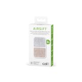 Catit Airsift Çift Etkili Hava Temizleme Pedi, 2'li Paket - Çöp Kutusu Kokularını Körfezde Tutmak için İki Ortam Filtresi