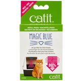 Catit Magic Blue, kum kutuları için koku filtresi, 3 ay boyunca yedek filtre pedleri paketi, Magic Blue başlangıç seti için, kum kutuları için hava temizleyici
