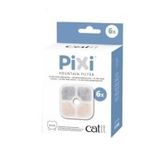 Catit Pixi Fountain Çelik Hazneli 6'lı Kedi ve Küçük Irk Köpekler İçin Otomatik Su Kabı Filtresi