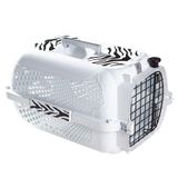 Catit Voyageur Kedi Taşıma Çantası 48x33x28 Cm - Beyaz / Zebra - Small