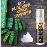 CATİX Aloe Vera Foam Shampoo (Aloe Vera Ve Buğday Özlü Köpük Kedi ve Köpek Şampuanı) 200 Ml