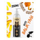 Catix Kedi ve Köpekler İçin Tüy ve Genel Sağlık Destekleyici Omega 3 ve 6 İçerikli Balık Yağı