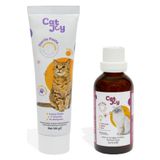 Catjoy Süper 2'li Paket Sterile Malt Macun 100 gr ve B Plus Kedi Tüy Damlası 50 ml