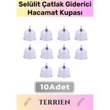 Çatlak Vakumlu Selülit Yağ Çatlak Giderici 6 Numara Hacamat Kupası 10 Adet