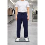 ÇATLI FASHİON Erkek Baggy Fit Lastikli Bel Rahat Kesim Oysho Kumaş Pantolon