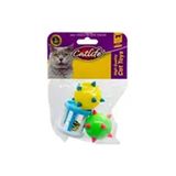 Catlife 202471 3'lü Paket Zilli Kedi Oyuncağı