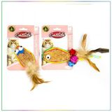 Catlife Meşe Mantarı Kedi Oyuncağı Renkli Püsküllü