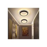 CATLUZ Akrilikli Yuvarlak Kumandalı,dimli 3 Işık Renkli 24cm Led Tavan Lambası, Modern Avize