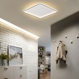 CATLUZ Antrasit Kumandalı Dimli 3 Işık Rengi Kare 50x50cm Led Tavan Lambası, Avize, Modern Aydınlatma CL54100