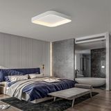 Catluz Beyaz Kare Pcb'li 3 Işık Renkli Kumandalı Dimli 60x60cm LED Tavan Lambası,modern Aydınlatma - 1