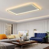 Catluz CL54103 Gold Kumandalı,Dimli,3 Işık Rengi,90X60CM Dikdörtgen,LED Tavan Lambası,Avize,Modern Aydınlatma