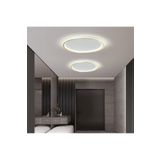 CATLUZ Gold Ø40cm Kumandalı, Dimli 3 Işık Rengi Çember Led Tavan Lambası, Avize, Modern Aydınlatma