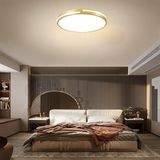 Catluz Gold Şerit Akrilikli 50CM 3 Işık Renkli Kumandalı Dimli LED Tavan Lambası,modern Aydınlatma,AVİZE - 1 - Eskitme - Gold