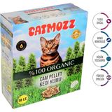 Catmozz 10 lt Doğal Organik Çam Peleti Kedi Kumu Topaklaşmayan Koku Kontrolü Sağlar