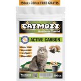 Catmozz Coconut Aktif Karbon Kedi Kumu Koku Giderici 250GR + 250GR Bonus Paket 500 gr Ölçek Hediye