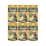 CatMozz Crunch Deri Tüy Bakımı Dışı Çıtır İçi Yumuşak Kedi Ödül Bisküvisi Ton Balıklı 50 Gr X 6 Adet