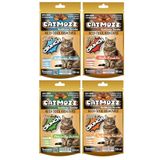 CatMozz Crunch Dışı Çıtır İçi Yumuşak Kedi Ödül Bisküvisi Karışık 4 Adet X 50 Gr