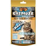 Catmozz Crunch Dışı Çıtır Içi Yumuşak Kedi Ödül Bisküvisi Somonlu 50 gr