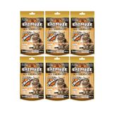 CatMozz Crunch Tüy Yumağı Kontrolü Dışı Çıtır İçi Yumuşak Kedi Ödül Bisküvisi Tavuklu 50 Gr X 6 Adet
