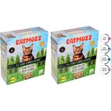 Catmozz Doğal Organik Çam Kokulu Kedi Kumu 10 Lt x 2 Topaklaşmayan Özellikleriyle